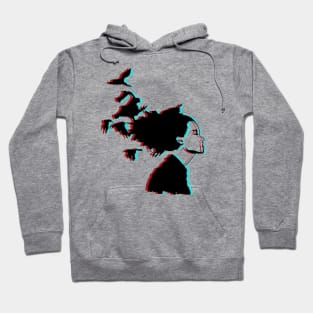 Raven Haired Girl Hoodie